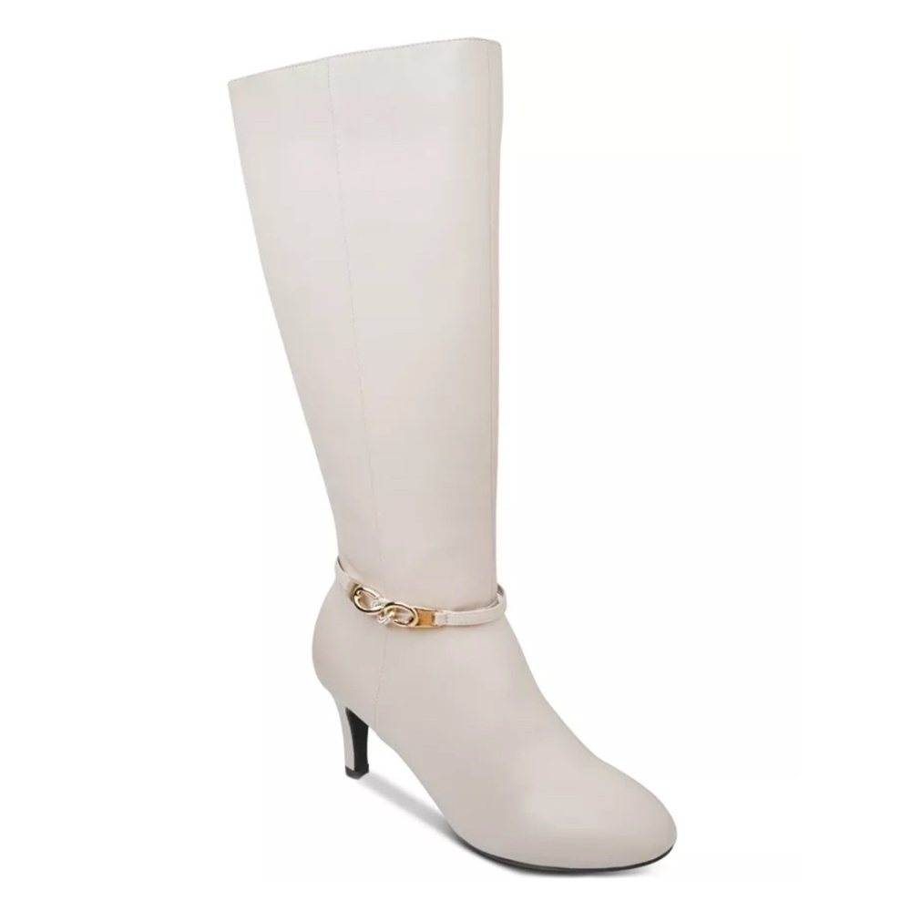 New Karen Scott Women's White Tall Dress Boots Size 6
